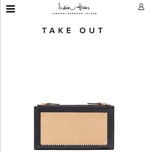 NWT India Hicks Black or Brown Take OutWallet